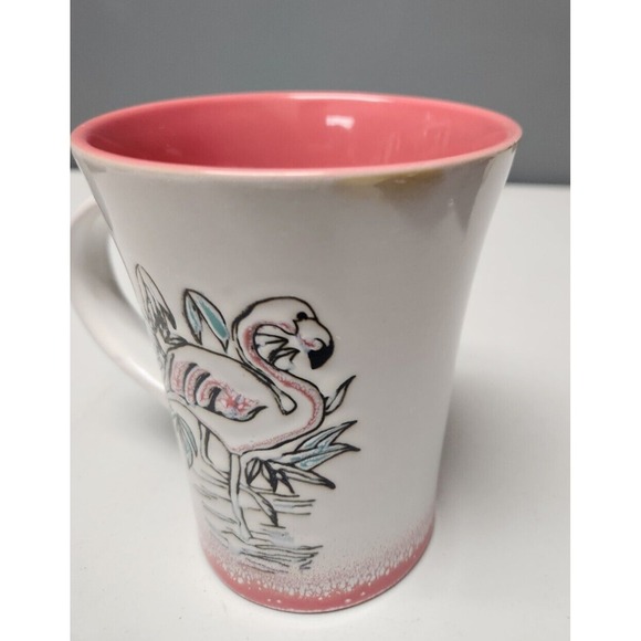 Spectrum Designz Coffee Cup Mug Flamingo Bird Hot Tea 2017 Double Sided Pink - Picture 4 of 5